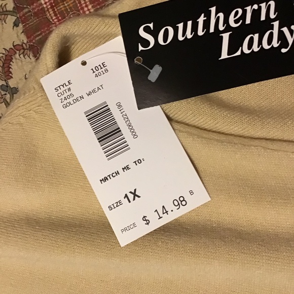 NWT Sweater Top (1X) - Picture 3 of 4